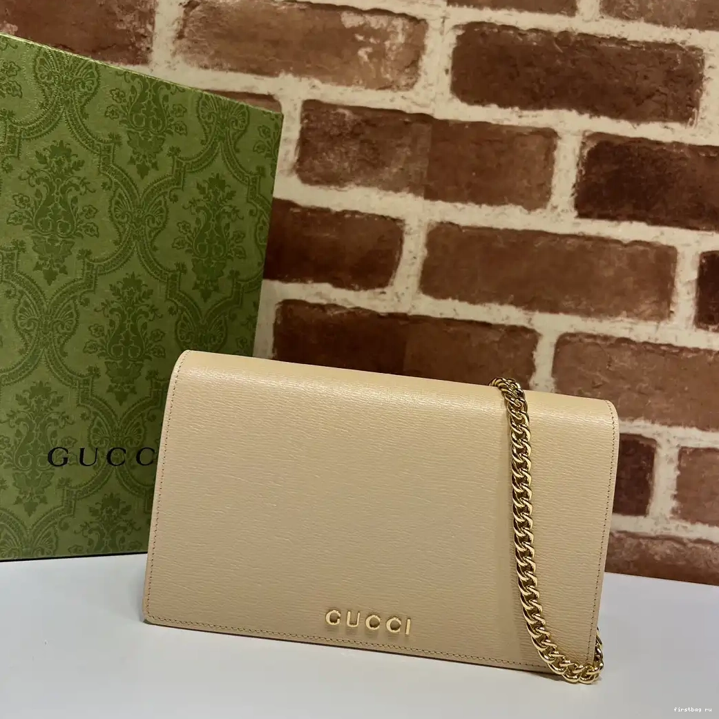 First bag ru Chain Gucci Gucci wallet script with 0531